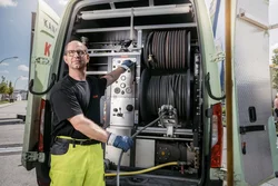 Kranarbeiten mit Schalengreifer in Landshut